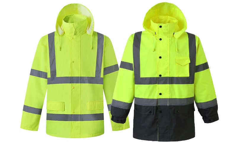 Safety raincoat